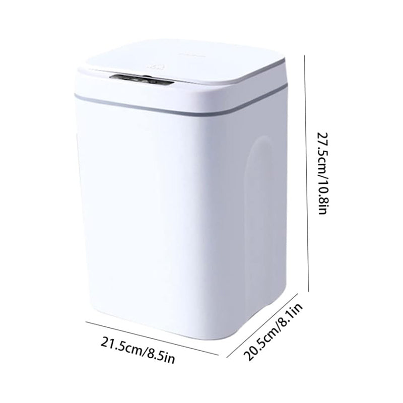 GALESENA Touchless Bin Trash Can Smart Sensor Waste Bin Electric Touchless Bin Automatic Mute With Cover For Kitchen Bedroom 12L,Trash cans for household purposes