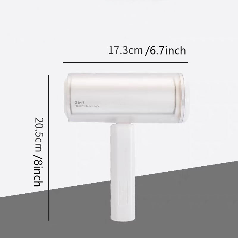 GALESENA 1PC reusable roller hair brush, cleaning brushes,long handle manual hair removal brush, used for cat grooming, pet hair removal, sofa, carpet, dust-proof plastic