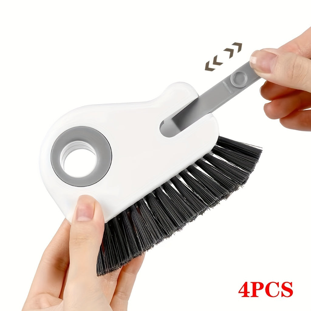 GALESENA Cleaning brushes ,Window Track Cleaning Tools 2 In 1 Cleaner Tool,Hard Bristle Crevice Cleaning Brush For Sliding Door Track, Window Sill, Window Seal