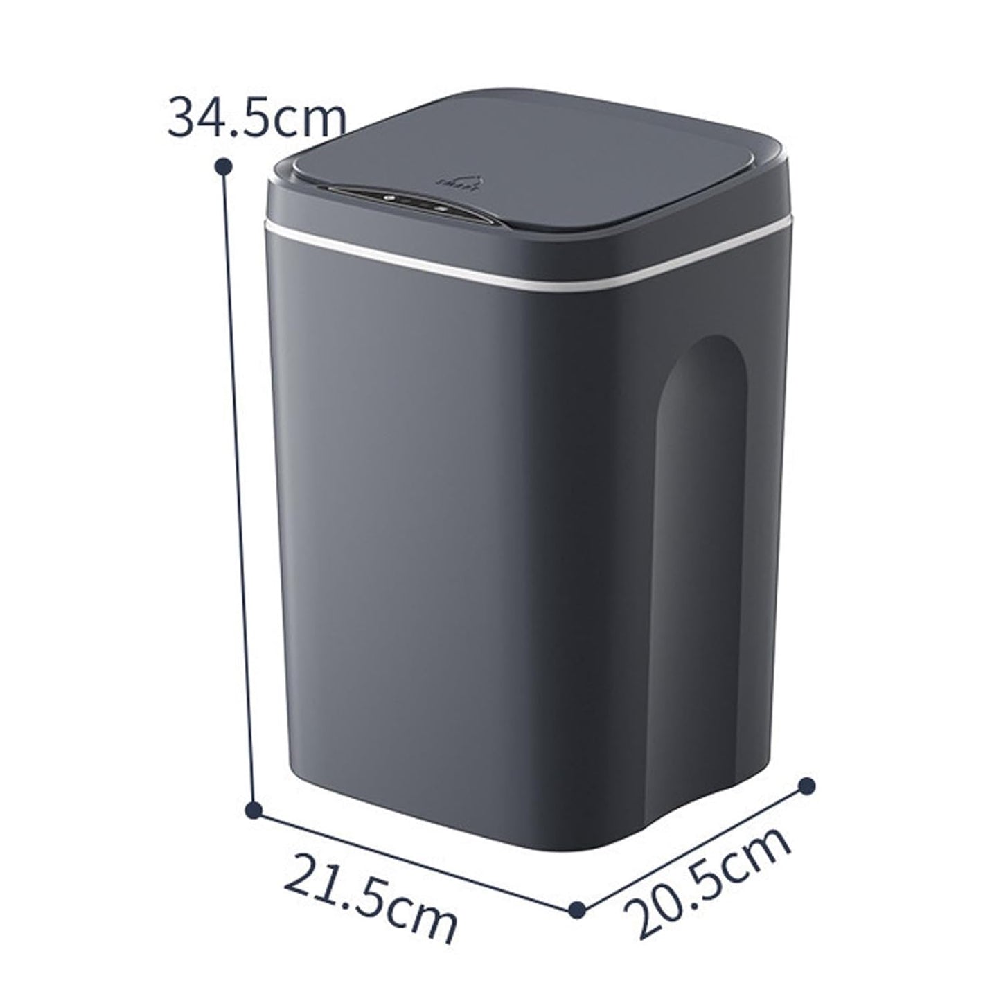 GALESENA Touchless Bin Trash Can Smart Sensor Waste Bin Electric Touchless Bin Automatic Mute With Cover For Kitchen Bedroom 12L,Trash cans for household purposes