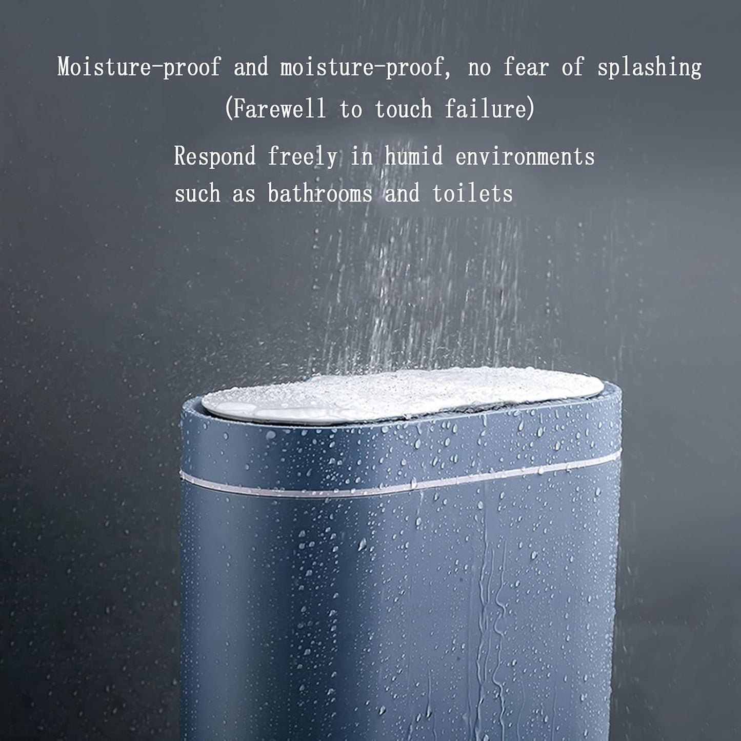 GALESENA Trash Can Smart Sensor 7L Trash Can Electronic Automatic Household Bathroom Toilet Narrow Seam Storage Bucket Smart Home Trash Bin Rubbish Can,Trash cans for household purposes