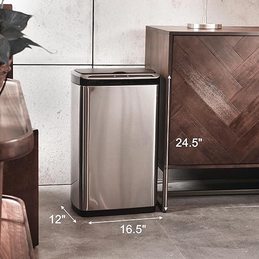 5112 Stainless Steal Induction Trash Bin
