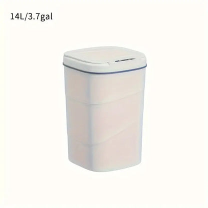 GALESENA 18L Smart Trash can, Covered Trash can, Waterproof, Automatic Sensing, Built-in Luminous Deodorant, Trash cans for household purposes,Suitable for Bedroom Bathroom Office Kitchen, etc