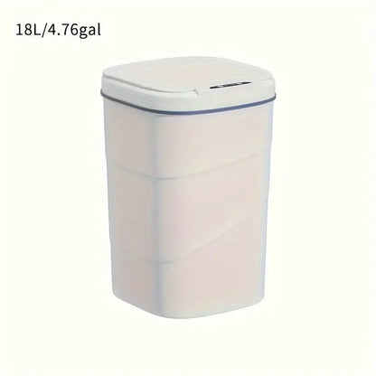 GALESENA 18L Smart Trash can, Covered Trash can, Waterproof, Automatic Sensing, Built-in Luminous Deodorant, Trash cans for household purposes,Suitable for Bedroom Bathroom Office Kitchen, etc