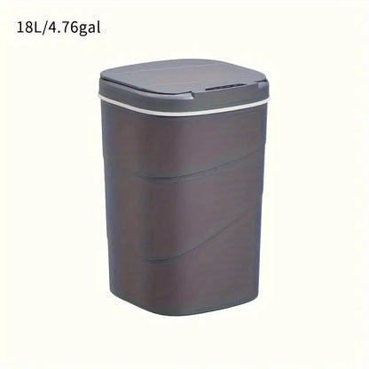 GALESENA 18L Smart Trash can, Covered Trash can, Waterproof, Automatic Sensing, Built-in Luminous Deodorant, Trash cans for household purposes,Suitable for Bedroom Bathroom Office Kitchen, etc