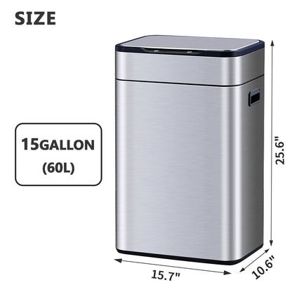 5515 Stainless Steel Trash Bin