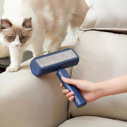 GALESENA 1PC reusable roller hair brush, cleaning brushes,long handle manual hair removal brush, used for cat grooming, pet hair removal, sofa, carpet, dust-proof plastic
