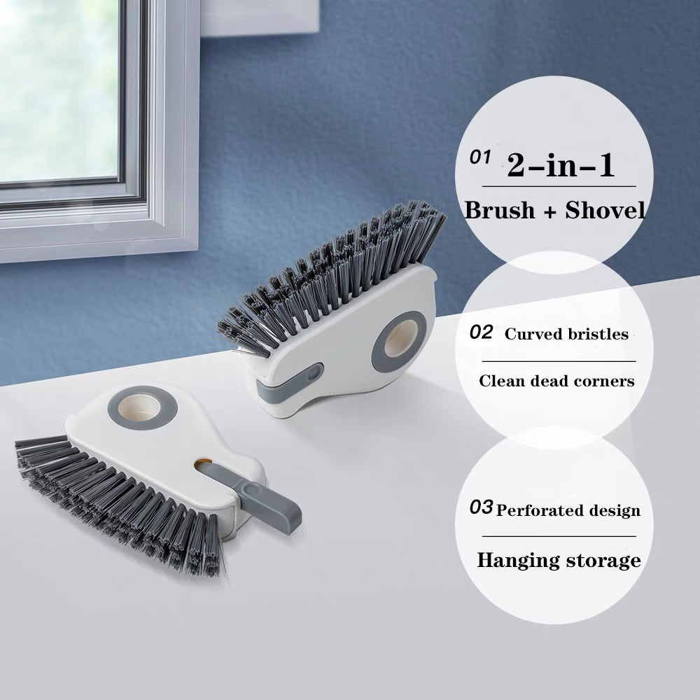 Crevice cleaning brush
