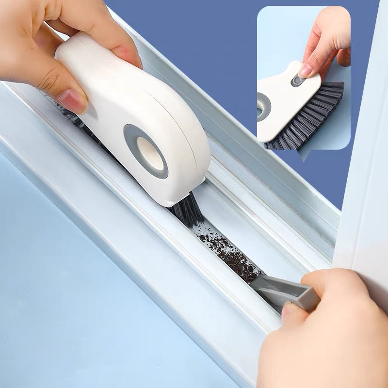 Crevice cleaning brush