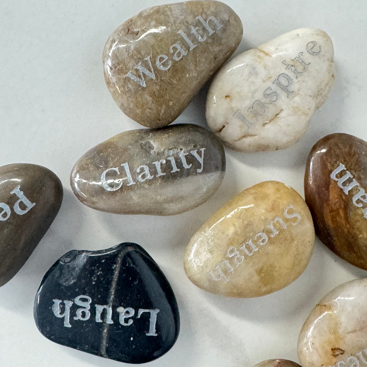 GALESENA Smooth natural stones for meditation, home decor and gifts