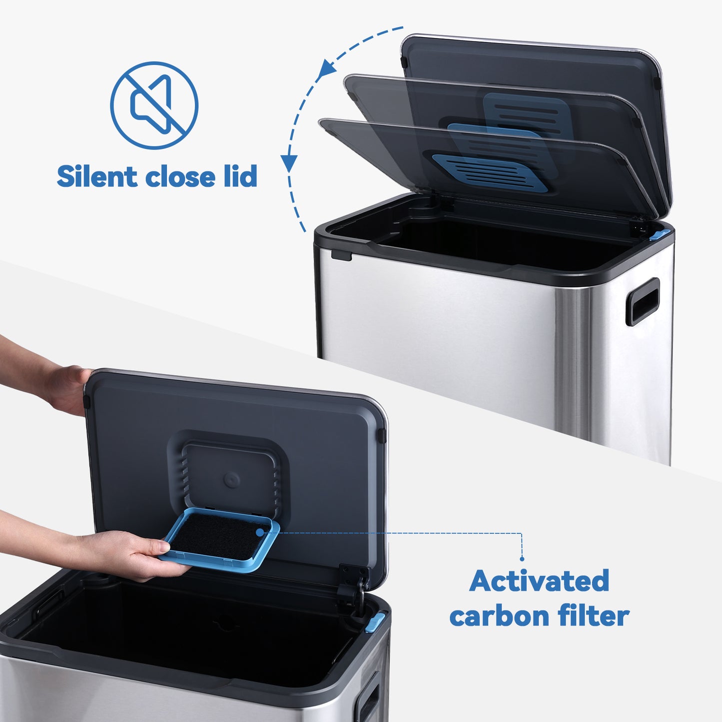 7116 Step Trash Can