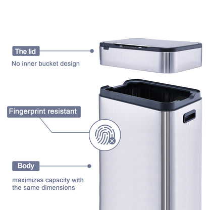 5515 Stainless Steel Trash Bin