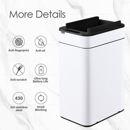 5535 Stainless Steel Induction Trash Bin