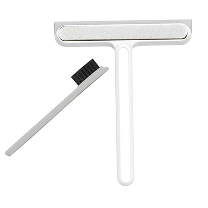 GALESENA 4-in-1 Multi-Purpose Cleaning Tool,Cleaning Brushes : Squeegee, Sponge, Brush & Spatula for Windows, Shower Doors, Smooth Surfaces