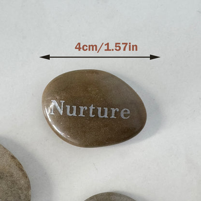 GALESENA Smooth natural stones for meditation, home decor and gifts