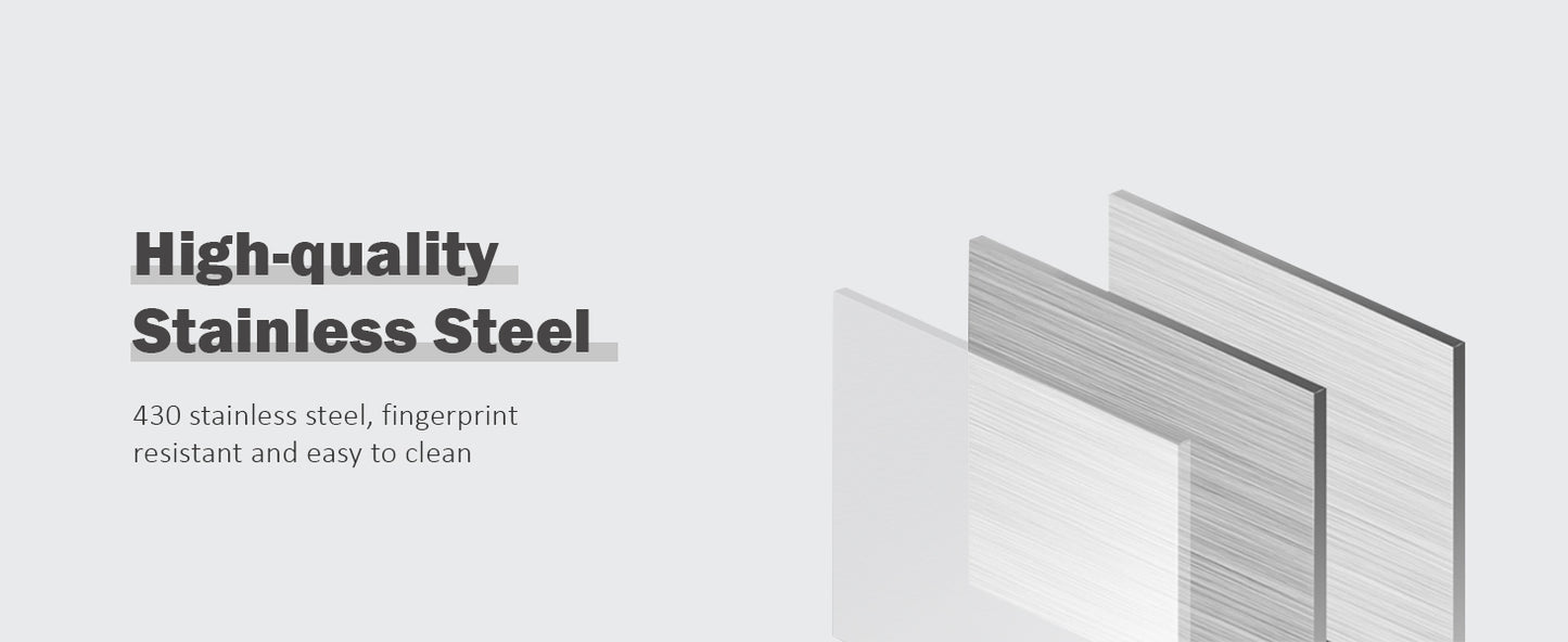8892 Stainless Steel Induction Trash Bin