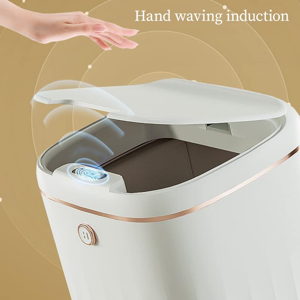 GALESENA Automatic Trash Can 20 Liter Touchless Waste Basket Motion Sensor Garbage Bin For Kitchen Bedroom,Trash cans for household purposes