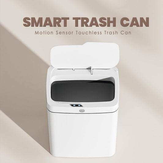 GALESENA Automatic Trash Can, Trash cans for household purposes,Smart Plastics Touchless Garbage Can, 4 Gallon Smart Trash Bin, Self Sealing Motion Sensor Bins For Kitchen, Office Toilet