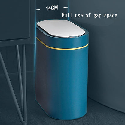 GALESENA Trash Can Smart Sensor 7L Trash Can Electronic Automatic Household Bathroom Toilet Narrow Seam Storage Bucket Smart Home Trash Bin Rubbish Can,Trash cans for household purposes