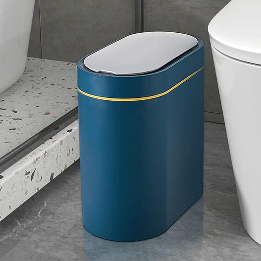 GALESENA Trash Can Smart Sensor 7L Trash Can Electronic Automatic Household Bathroom Toilet Narrow Seam Storage Bucket Smart Home Trash Bin Rubbish Can,Trash cans for household purposes