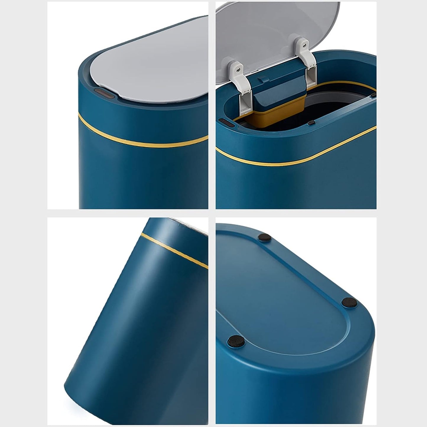 GALESENA Trash Can Smart Sensor 7L Trash Can Electronic Automatic Household Bathroom Toilet Narrow Seam Storage Bucket Smart Home Trash Bin Rubbish Can,Trash cans for household purposes