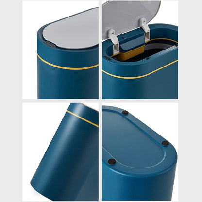 GALESENA Trash Can Smart Sensor 7L Trash Can Electronic Automatic Household Bathroom Toilet Narrow Seam Storage Bucket Smart Home Trash Bin Rubbish Can,Trash cans for household purposes