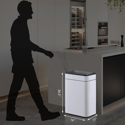 5535 Stainless Steel Induction Trash Bin