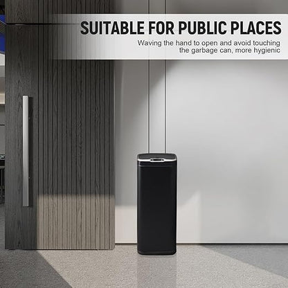 6312 Stainless Steel Induction Trash Bin