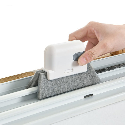 GALESENA Window Track Cleaning Brushes 3-in-1,Multi-Purpose Groove Brush with Replaceable Head, Window Sill & Sliding Door Track Cleaner for Tiles, Blinds, Car Vents, Corners & Small Spaces
