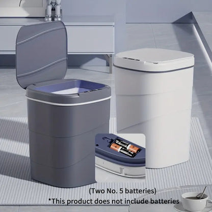 GALESENA 18L Smart Trash can, Covered Trash can, Waterproof, Automatic Sensing, Built-in Luminous Deodorant, Trash cans for household purposes,Suitable for Bedroom Bathroom Office Kitchen, etc