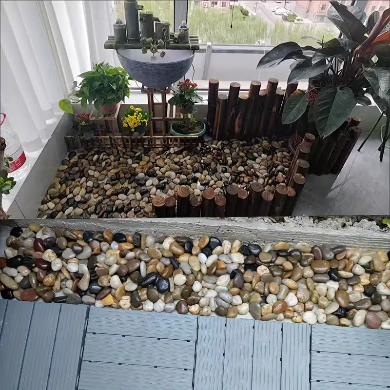 GALESENA Polished pebbles for home decoration