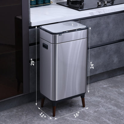 5524 Stainless Steel Induction Trash Bin